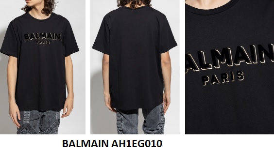 BALMAIN Embroidered / printed T-Shirt AH1EG010