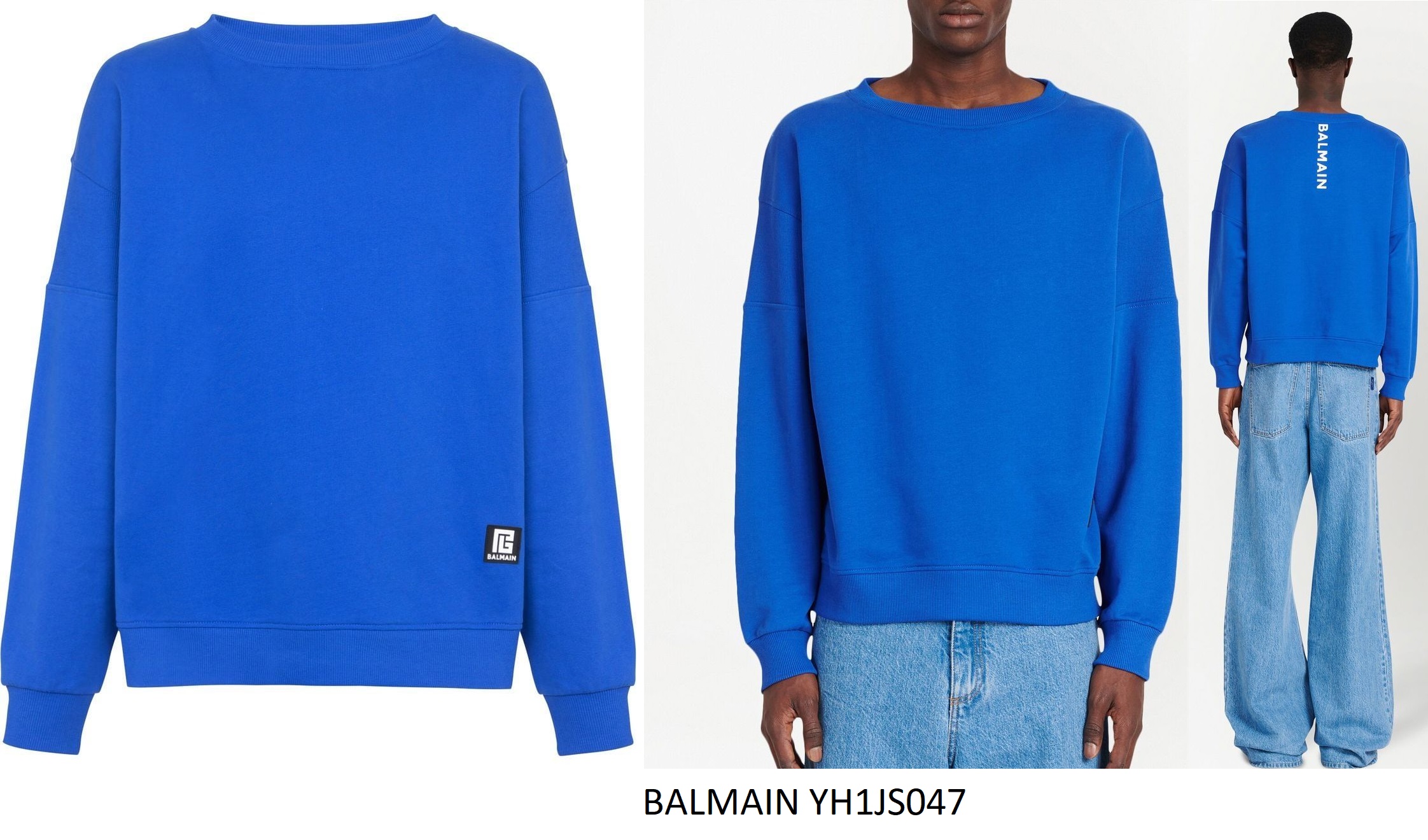 BALMAIN Sweatshirt — YH1JS0470