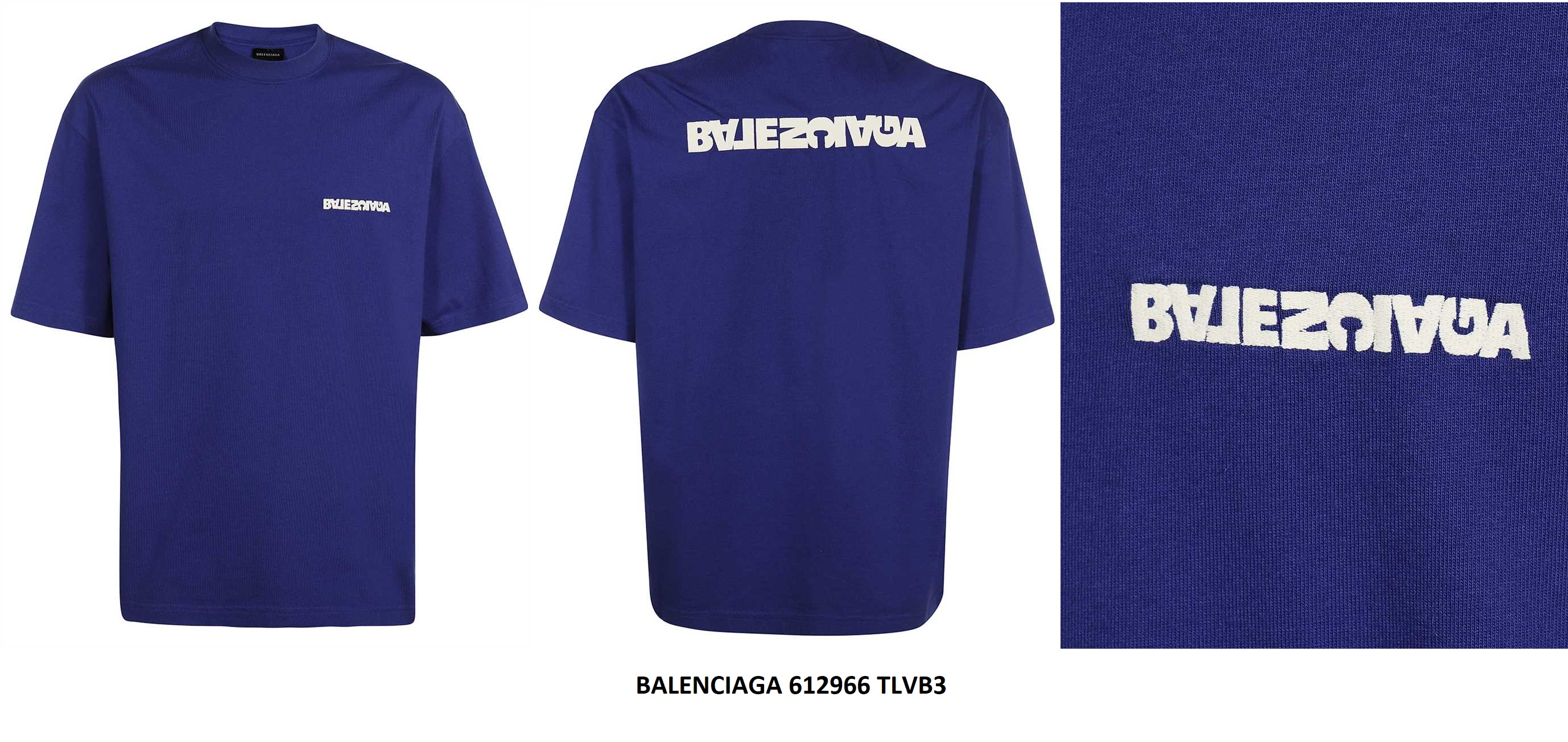 Balenciaga Logo T-Shirt — 612966TLVB3