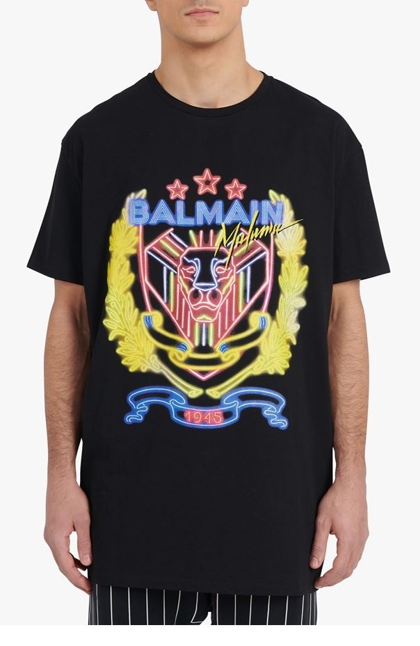 BALMAIN Embroidered / printed T-Shirt VH4EH000