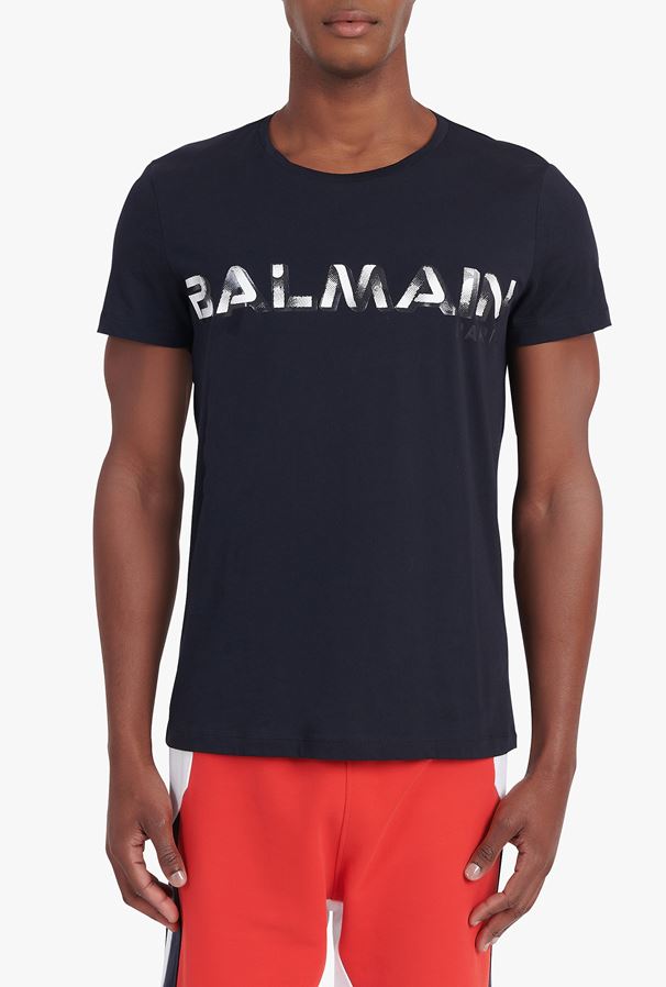 BALMAIN Embroidered / printed T-Shirt WH1EF000B138SDQ