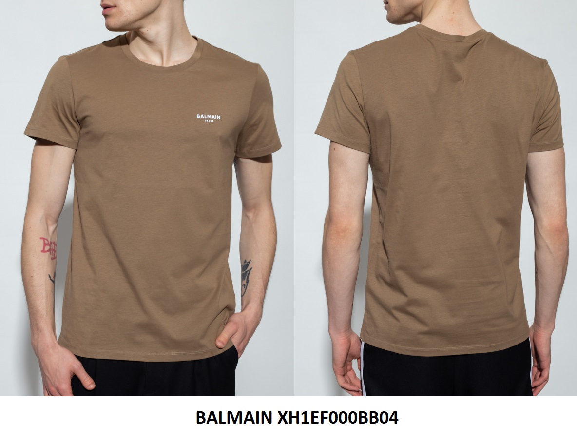 BALMAIN Embroidered / printed T-Shirt XH1EF000BB04