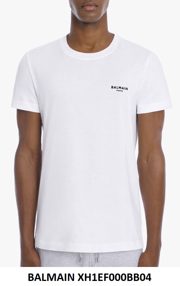 BALMAIN Embroidered / printed T-Shirt XH1EF000