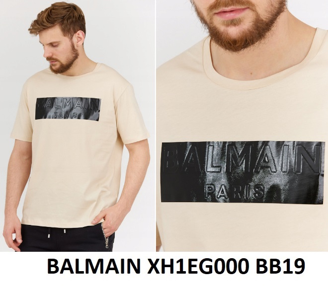 BALMAIN Embroidered / printed T-Shirt XH1EG000BB19