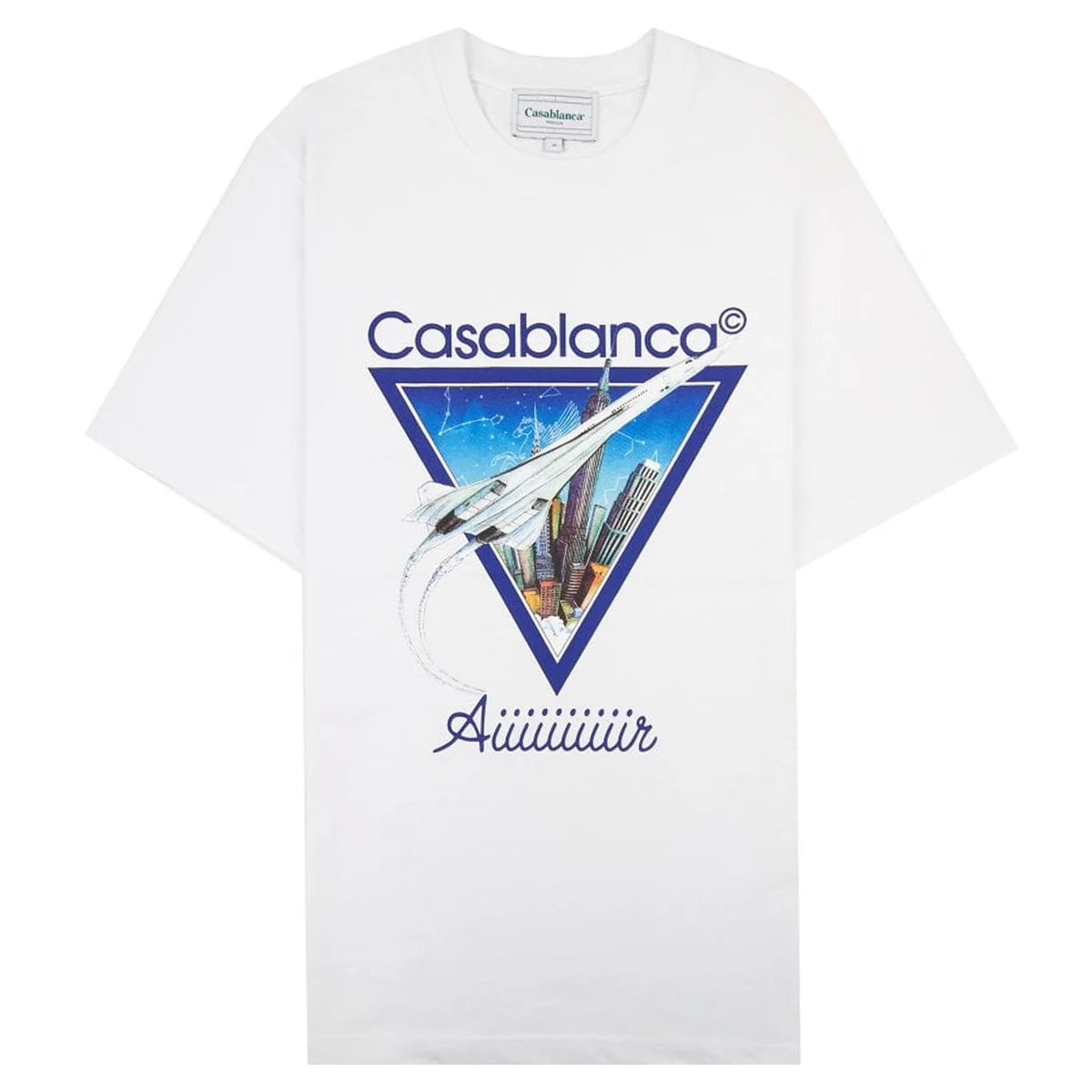 AIIIR Printed T-Shirt — White