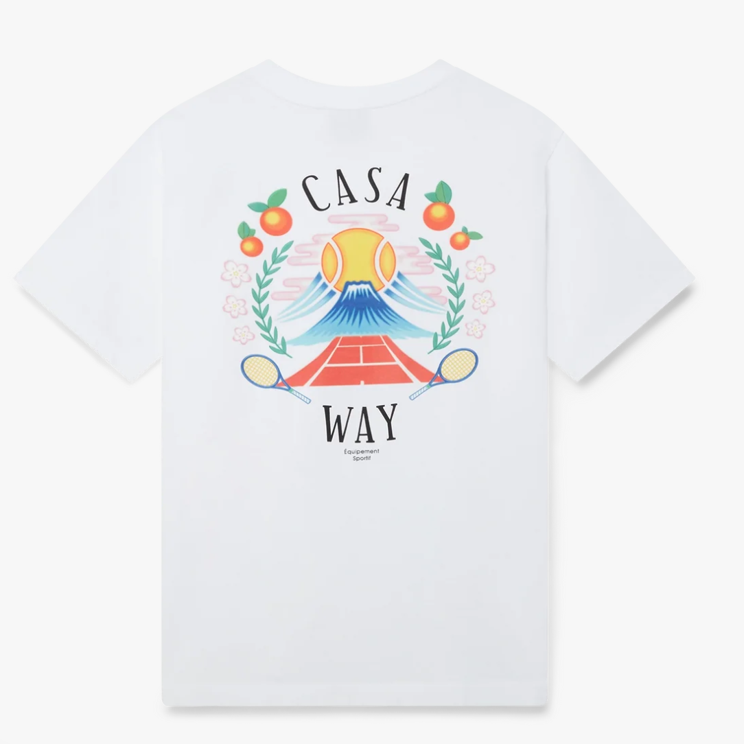 Casa Way Mountain T-Shirt — White