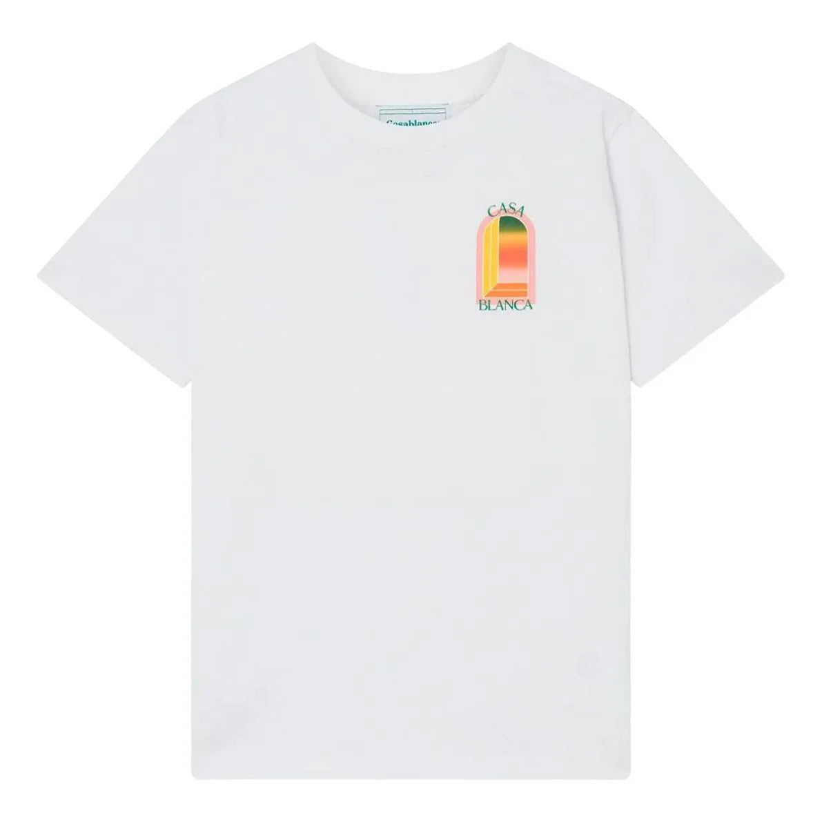 Gradient Arch Logo T-Shirt — White