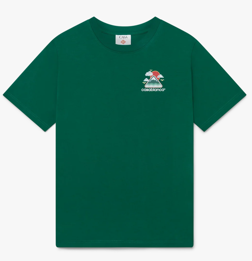 Montagne Ondulee T-Shirt — Green