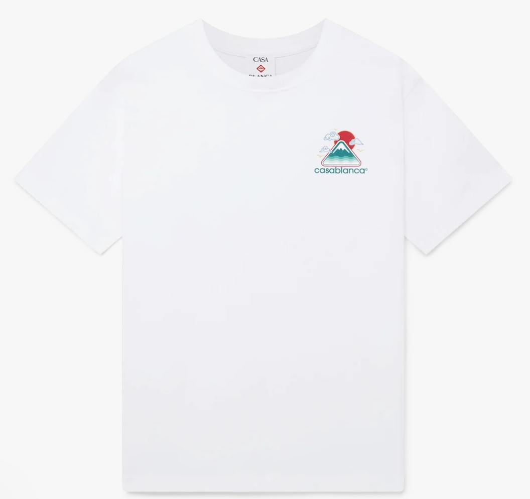 Montagne Ondulee T-Shirt — White
