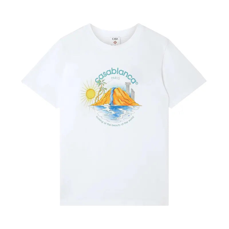 Oasis Printed T-Shirt — White