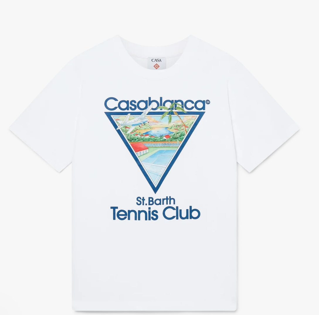 Tennis Club Icon T-Shirt — White