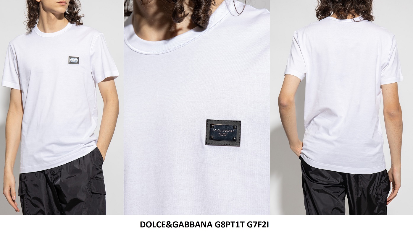Dolce & Gabbana Logo Plaque T-Shirt — White