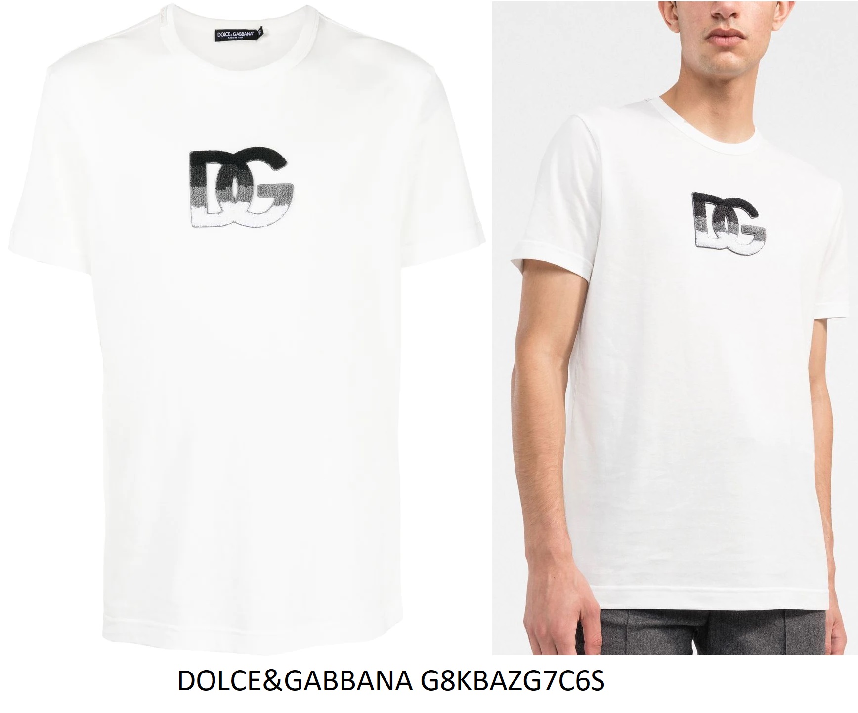 Dolce & Gabbana DG Logo T-Shirt — White