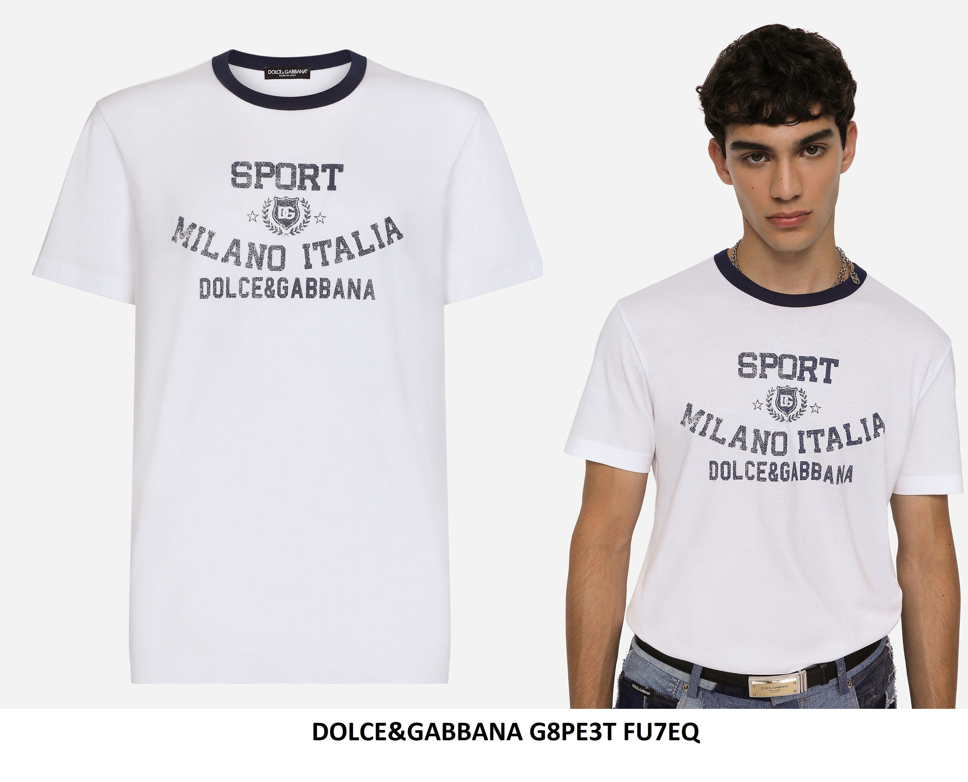 Dolce & Gabbana Sport Milano T-Shirt — White