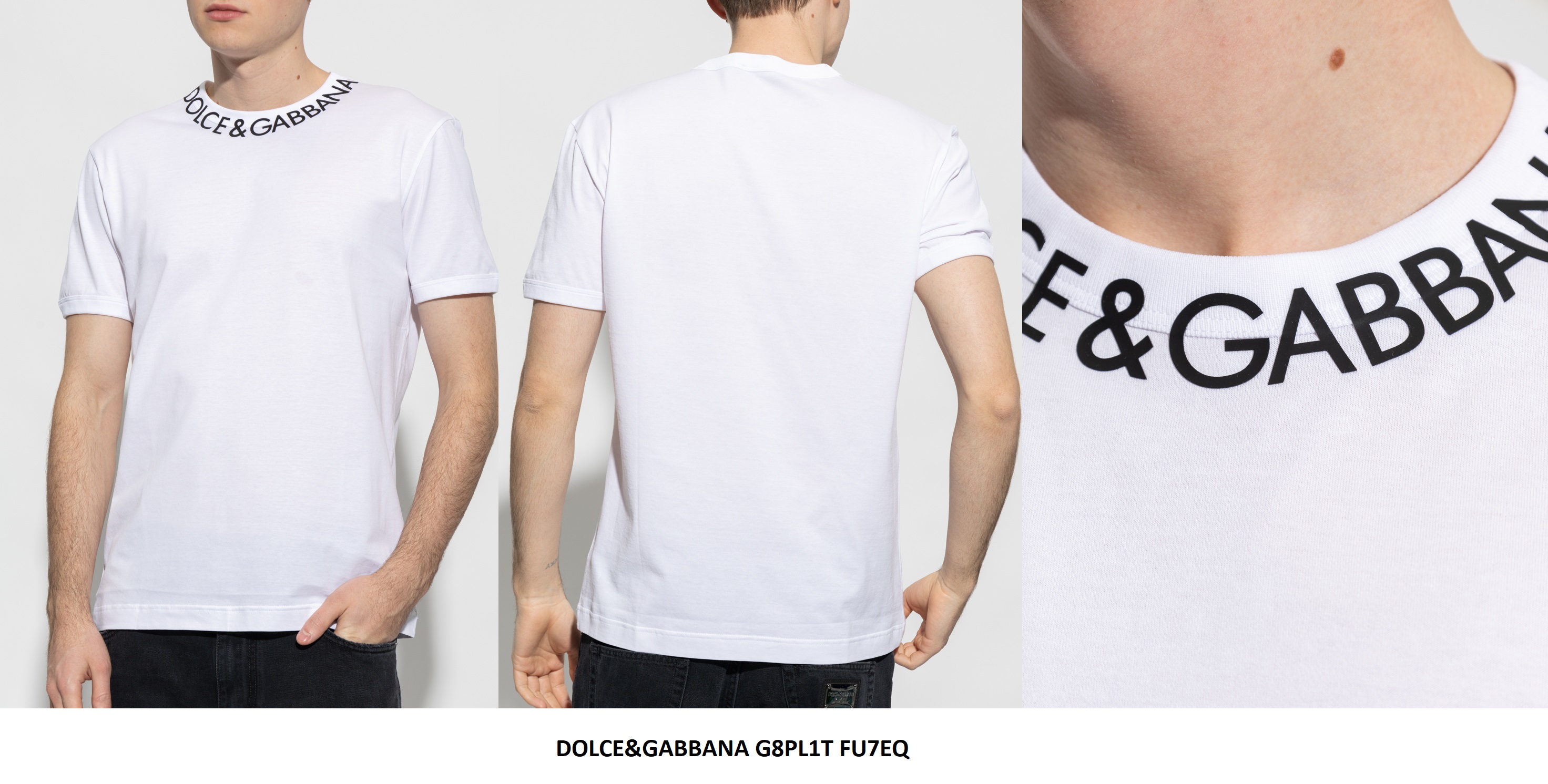Dolce & Gabbana Logo Print T-Shirt — White
