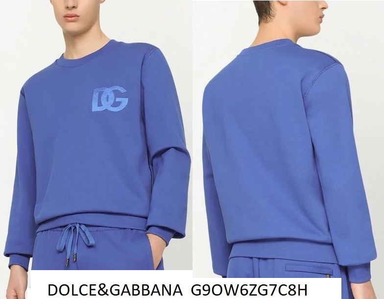 Dolce & Gabbana DG Logo Sweatshirt — Blue