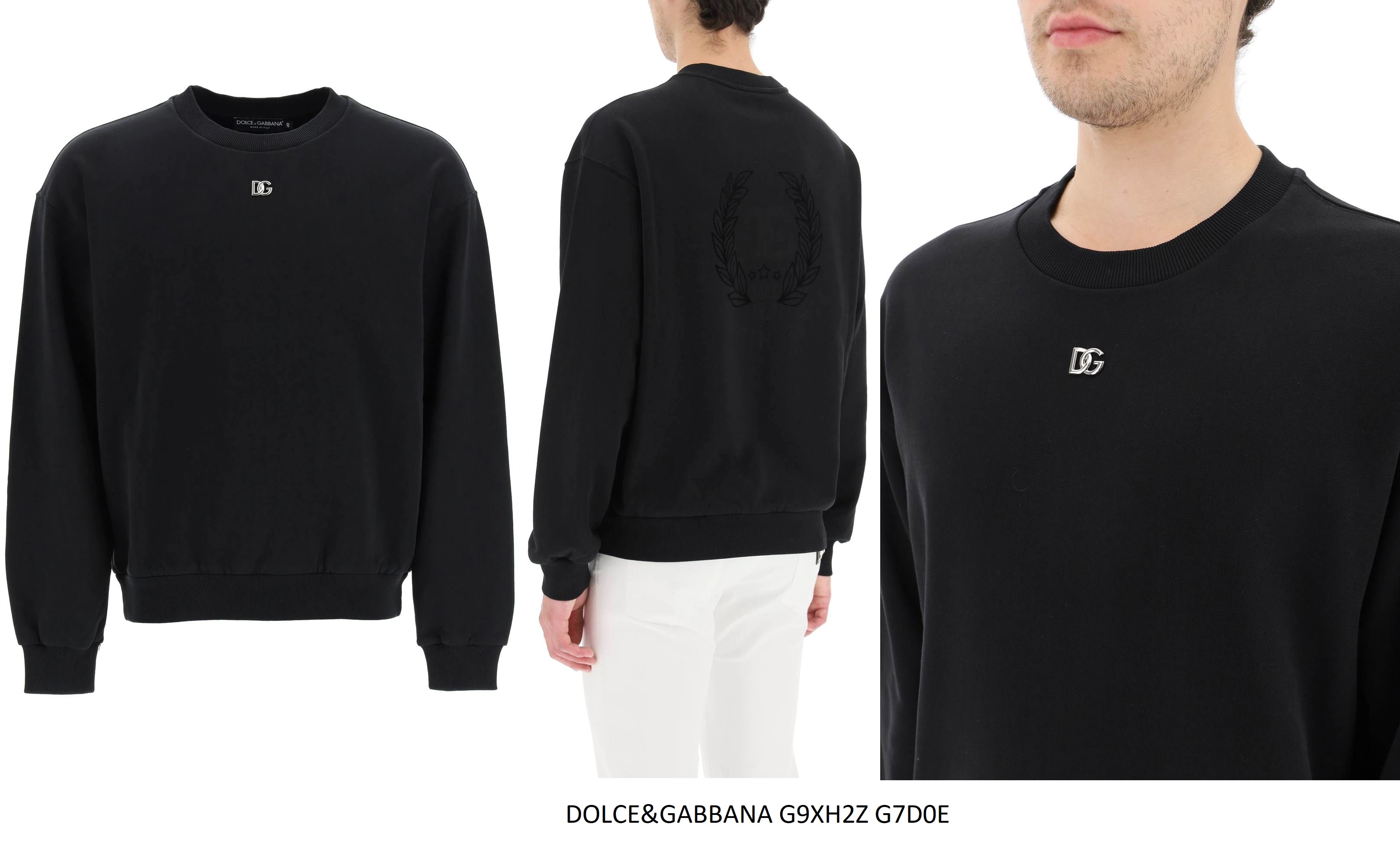 Dolce & Gabbana Logo Sweatshirt — Black