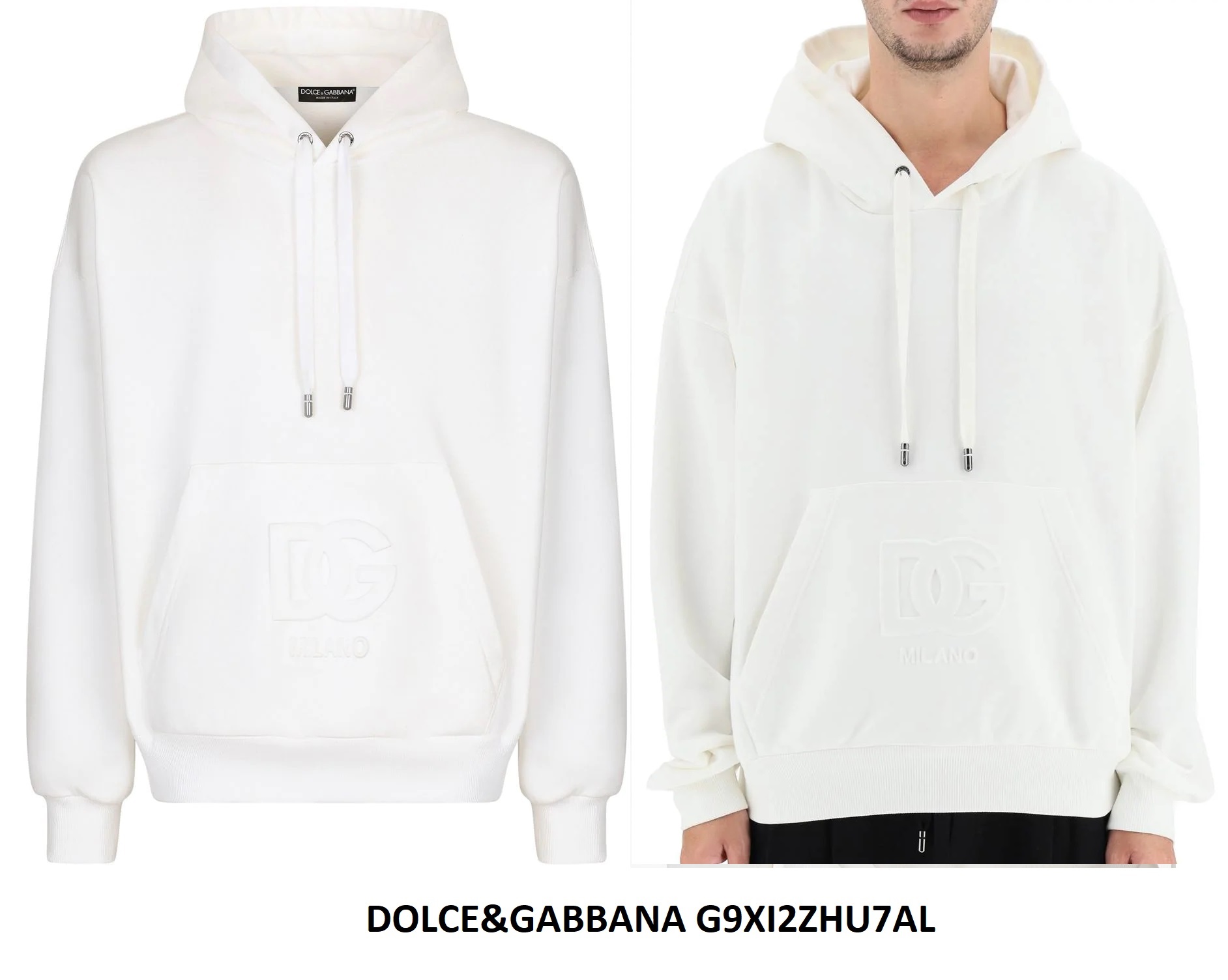 Dolce & Gabbana Hoodie — White