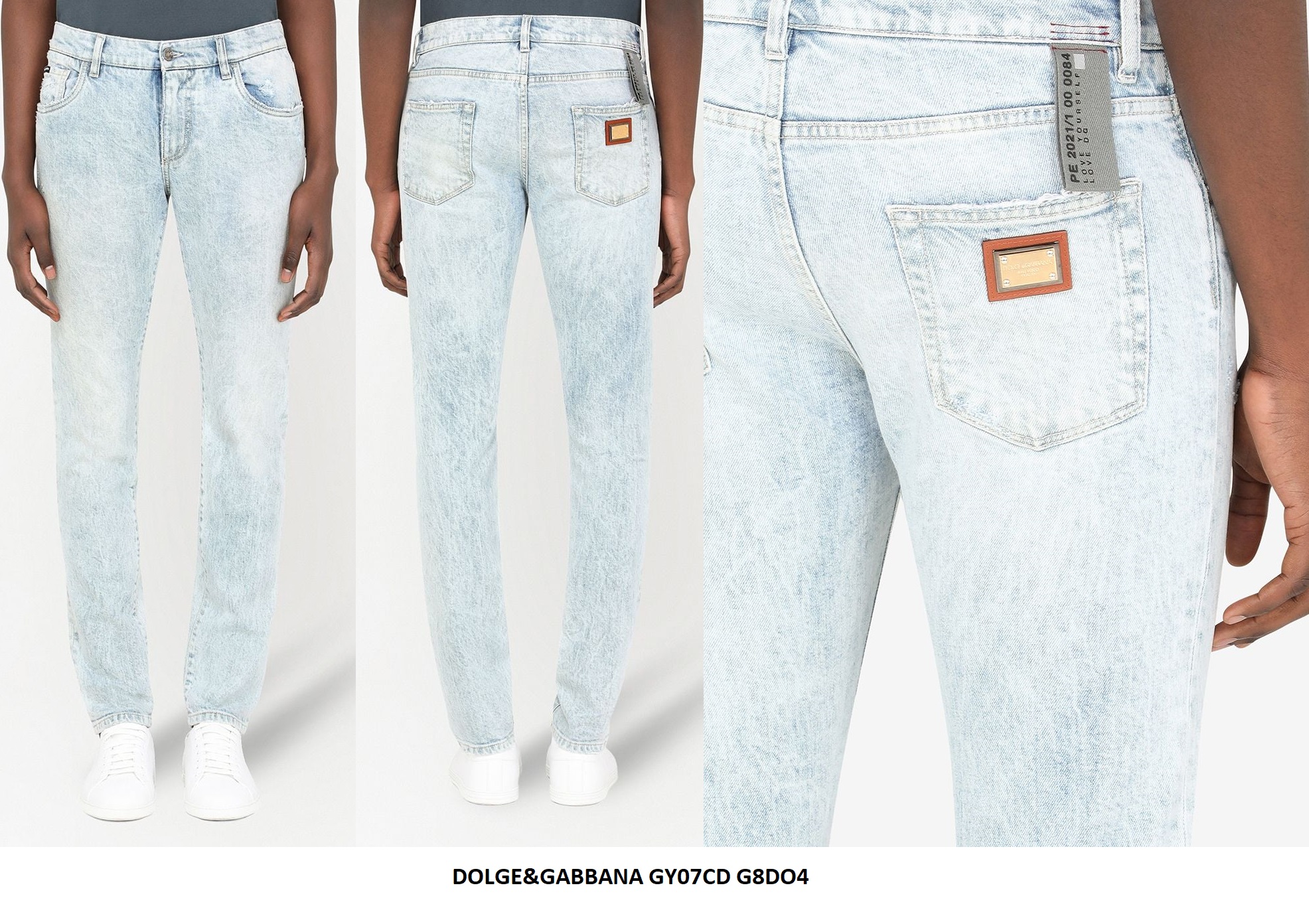 5-Pocket Jeans — Light Wash