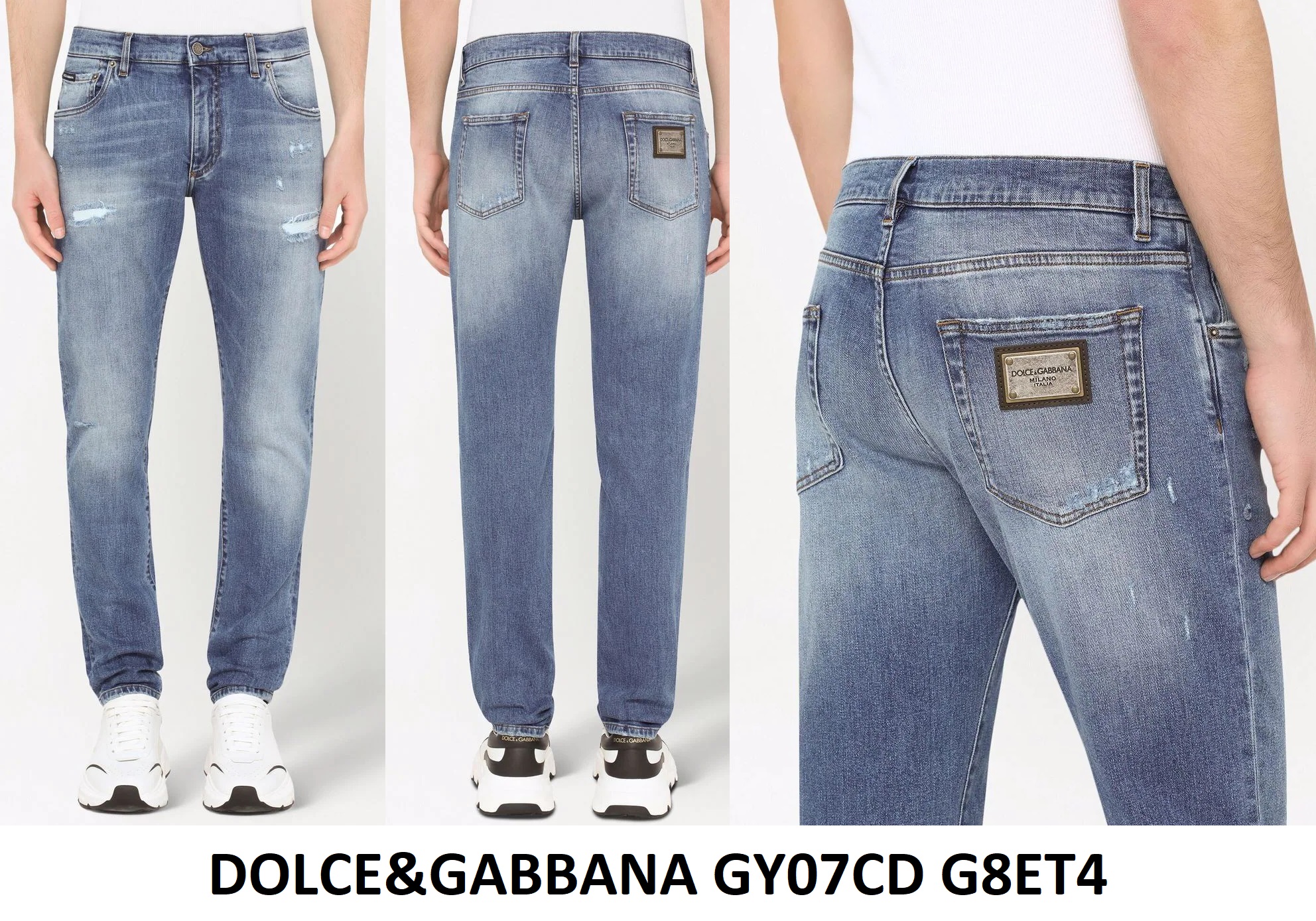 5-Pocket Jeans — Stone Wash