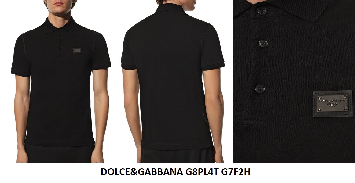 DG Logo Polo Shirt — Black
