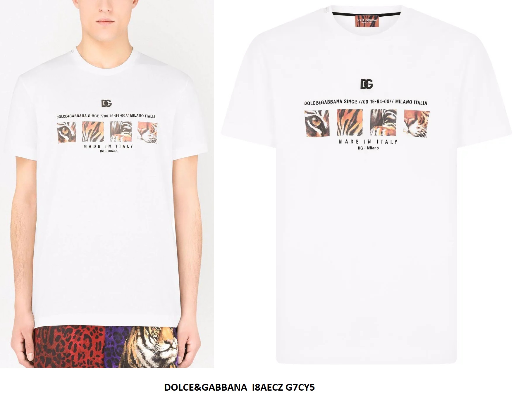 Graphic Patch T-Shirt — White