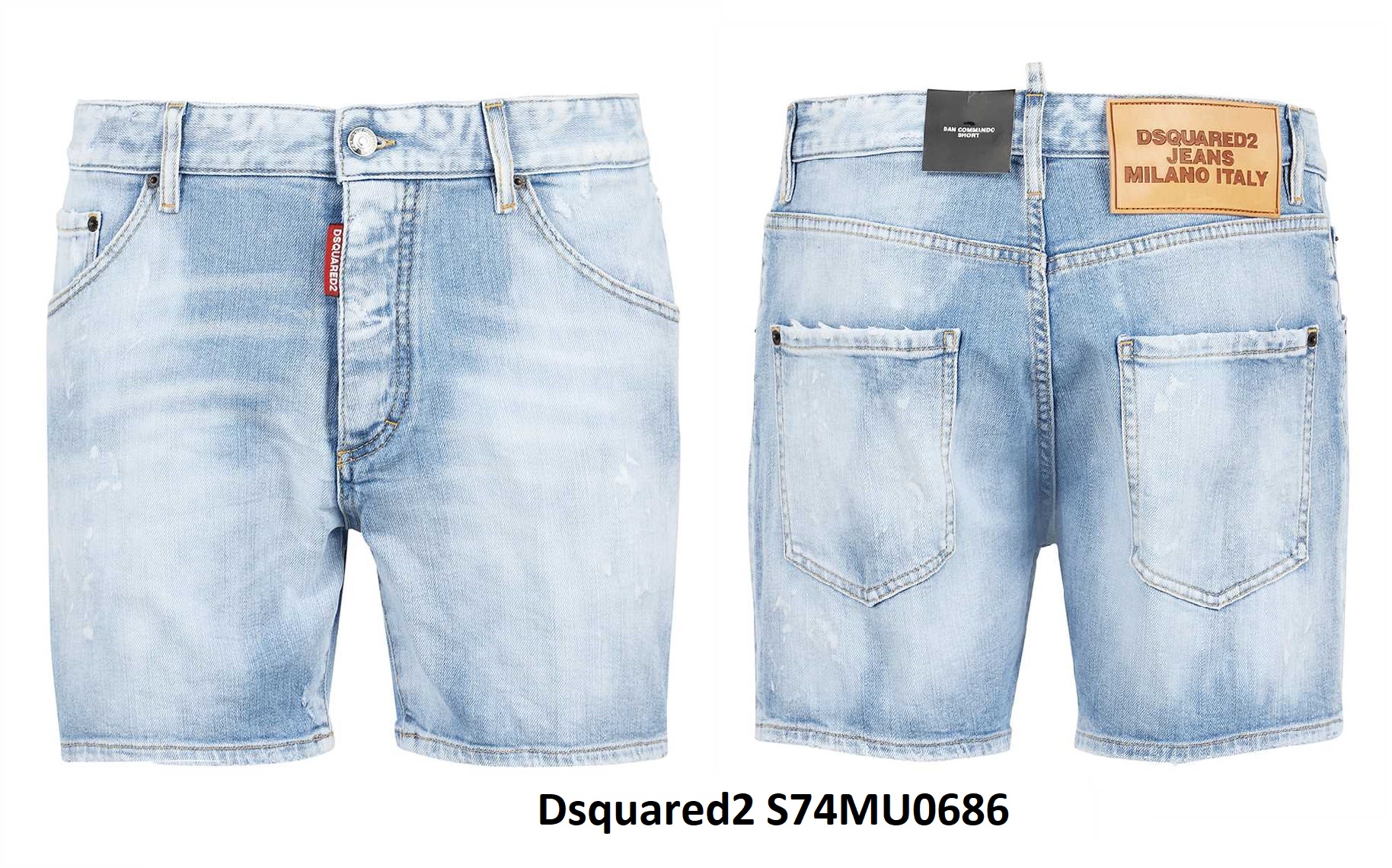 Clean Wash Denim Shorts — S74MU0686