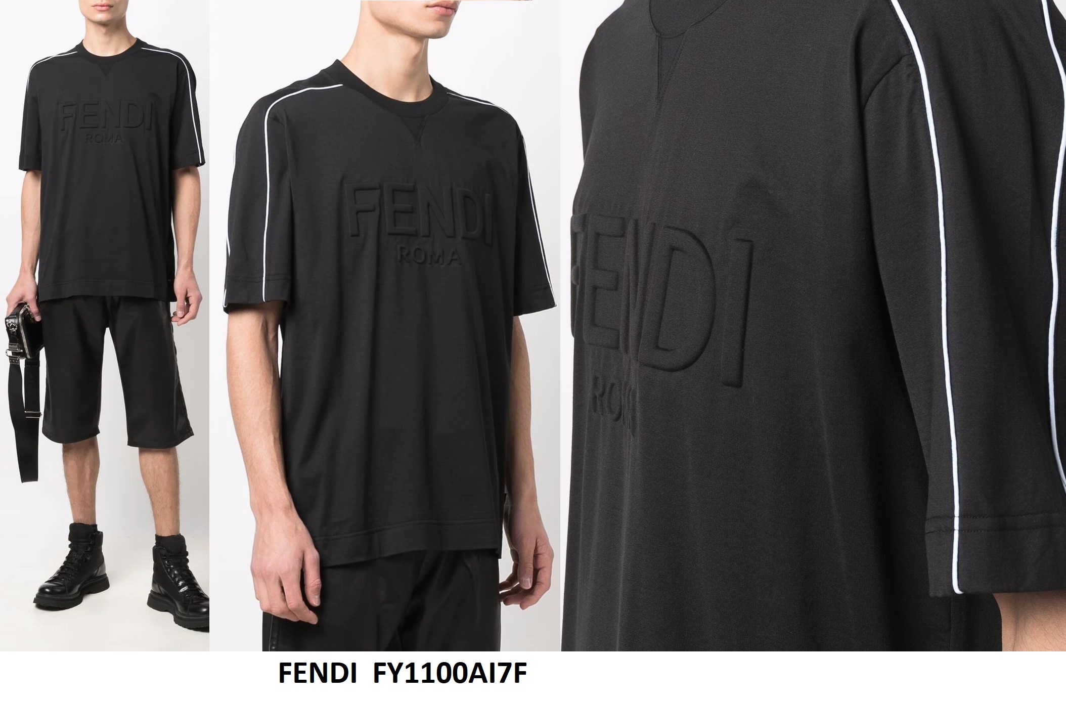 FF T-Shirt, Black — FY1100AI7F