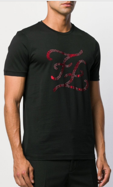 FF Script T-Shirt, Black