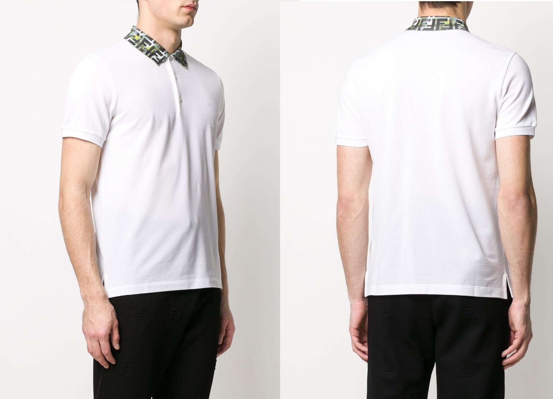 Pique Polo, White