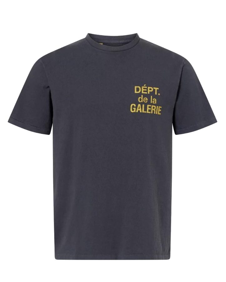 Gallery Dept. French Logo Chest Print T-Shirt — Charcoal