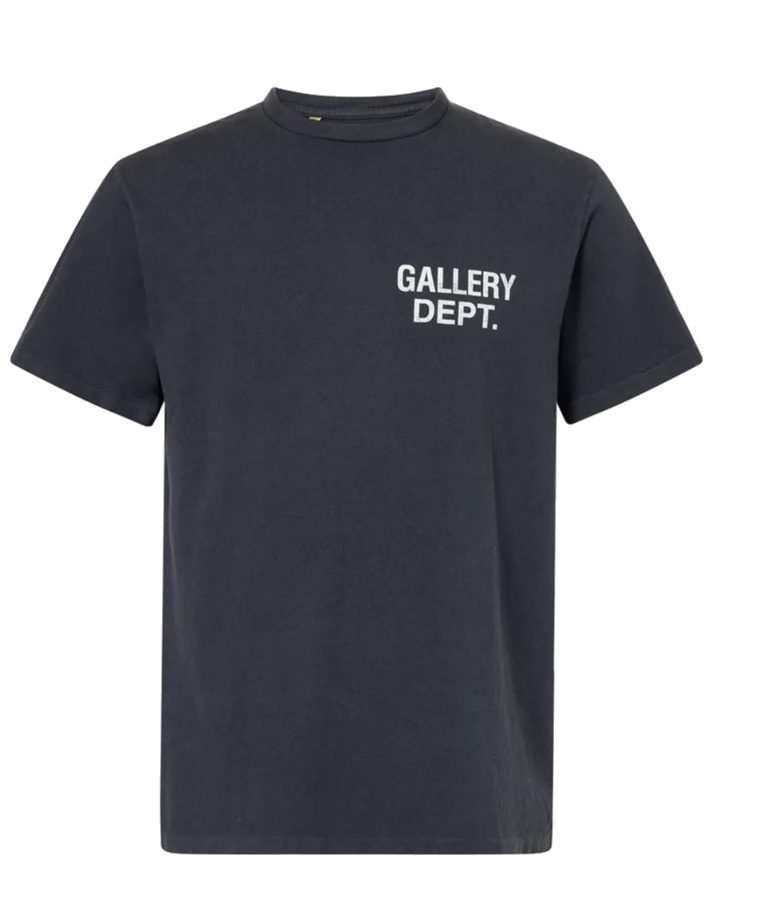 Gallery Dept. Logo Chest Print T-Shirt — Navy