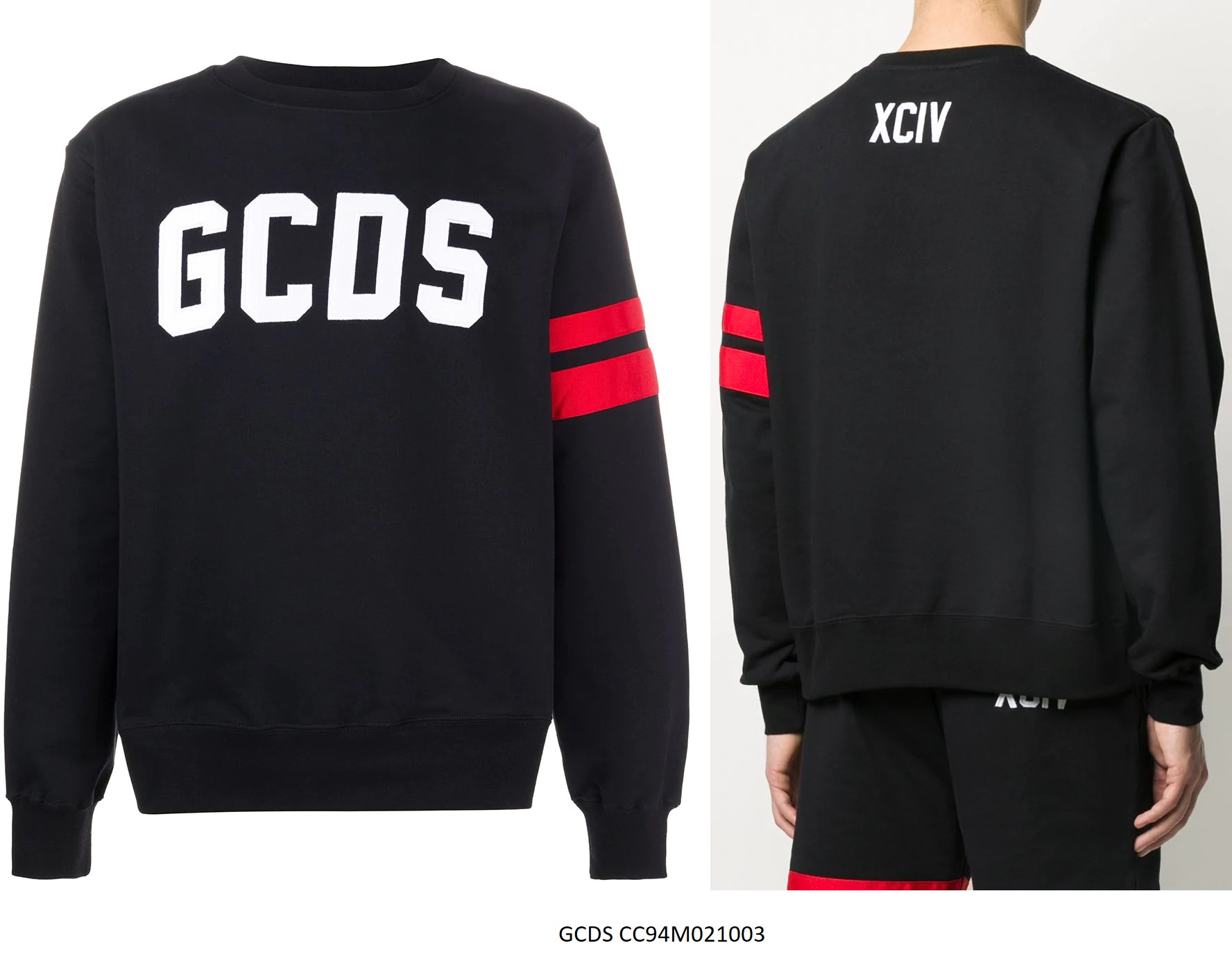 Logo Sweatshirt, Black — CC94M021003
