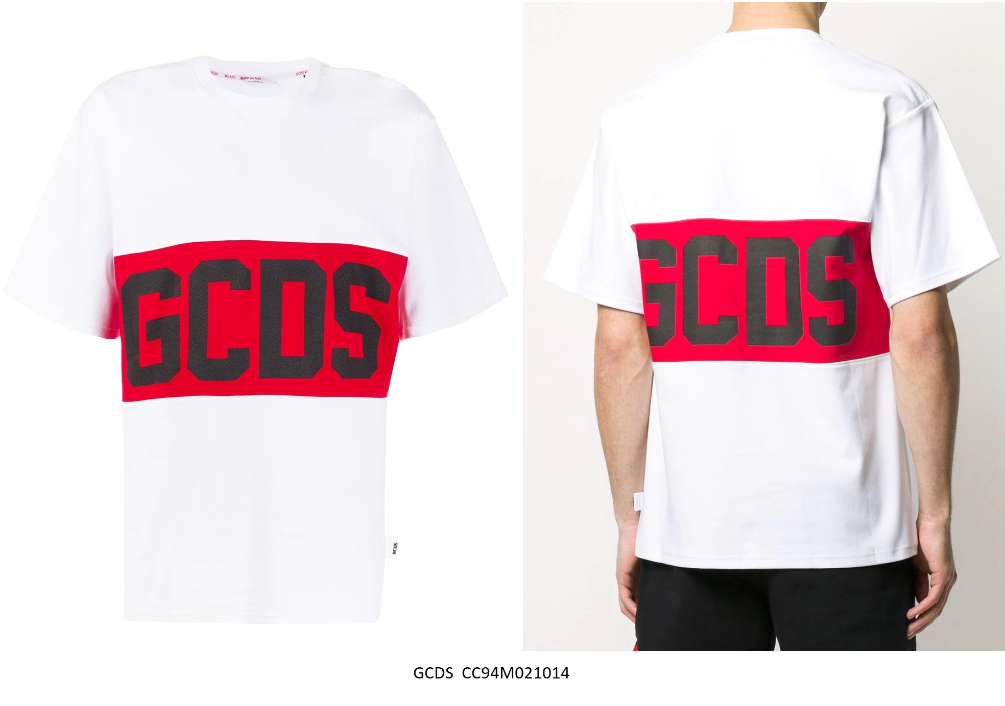 Band Logo T-Shirt, White — CC94M021004