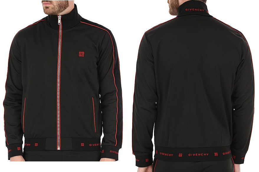 Track Jacket, Black/Red