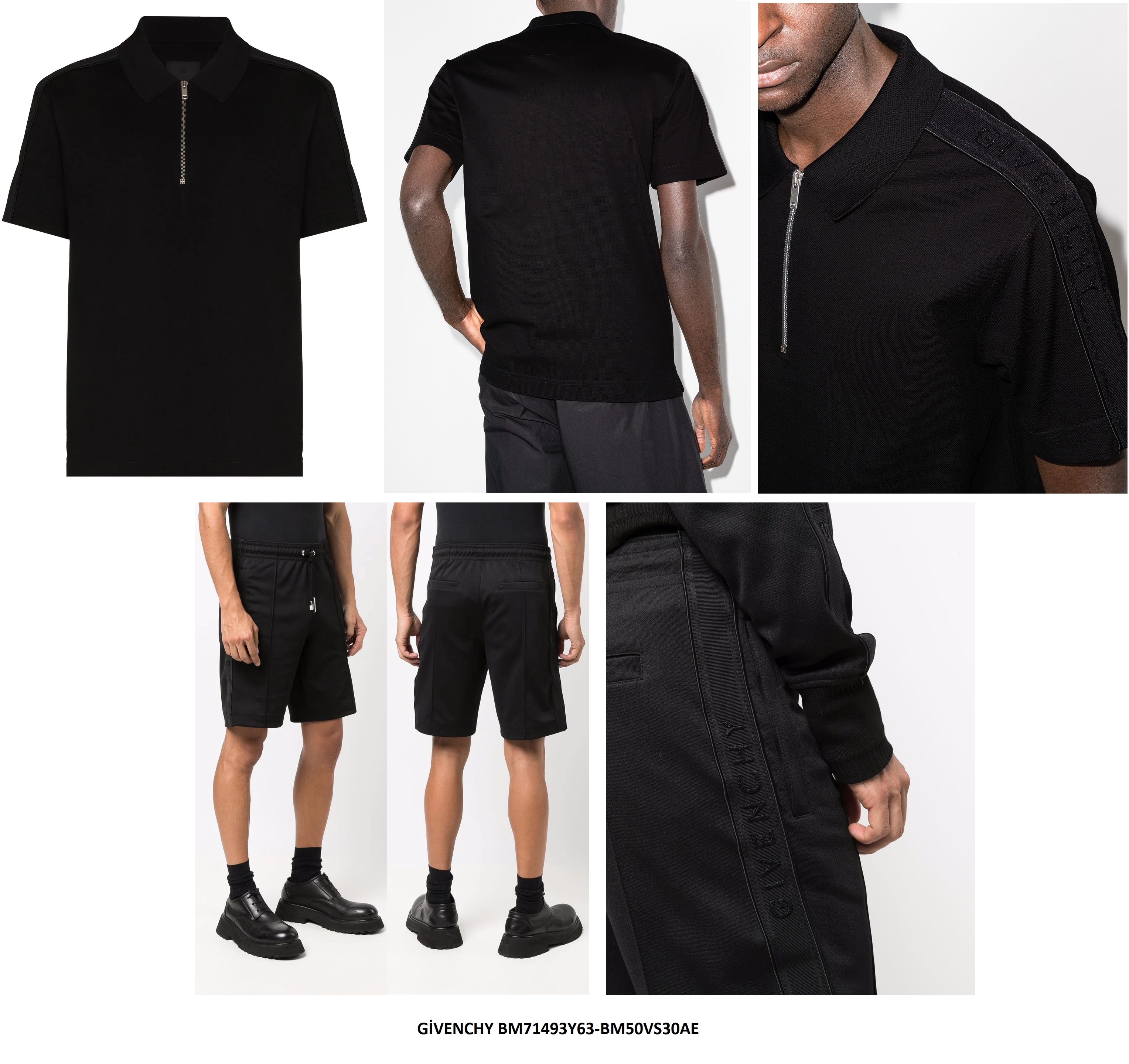 Zip Polo, Black — BM50VS30AE