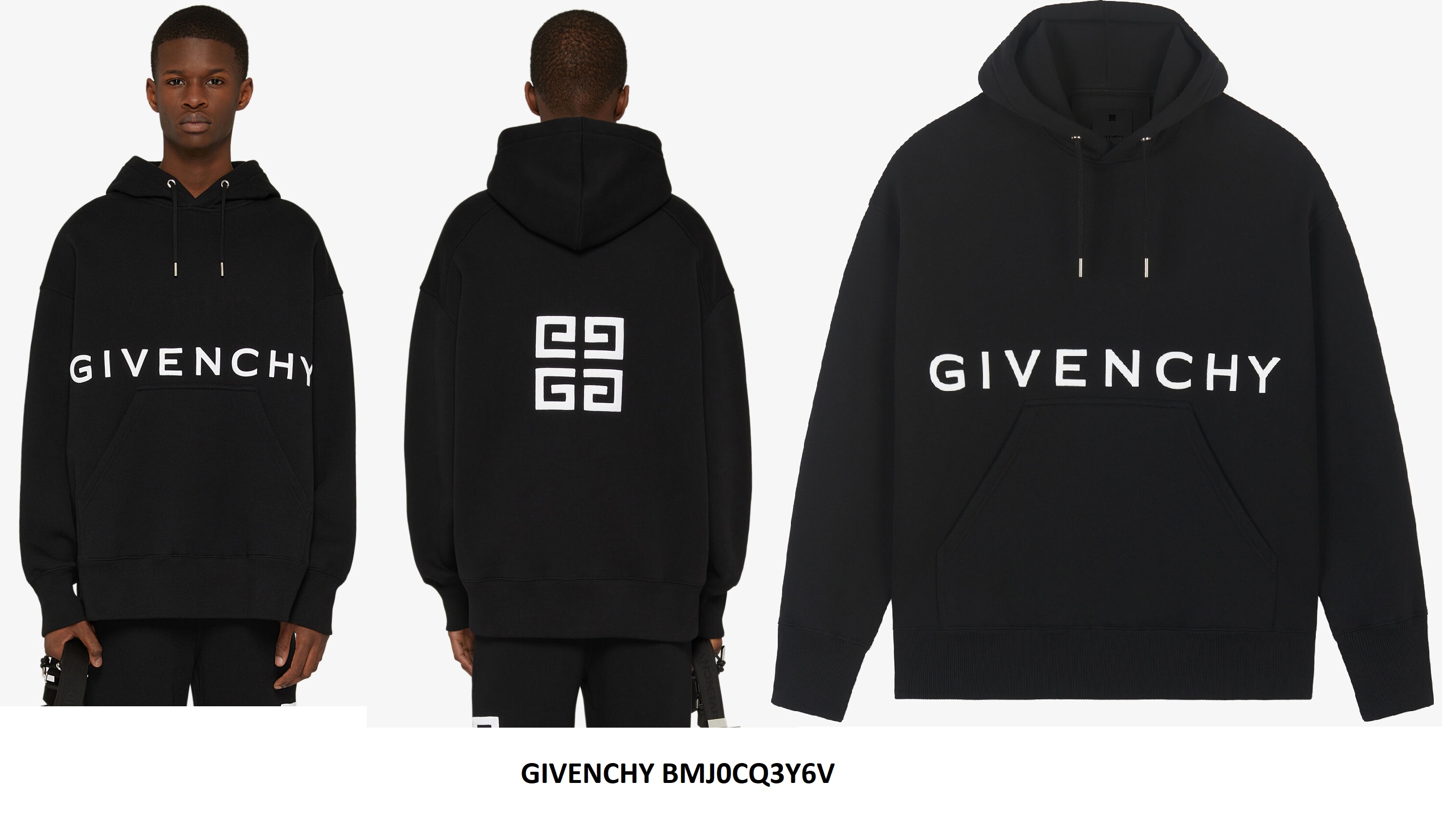Logo Hoodie, Black — BMJ0CQ3Y6V