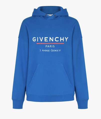 GIVENCHY PARIS Hoodie, Blue