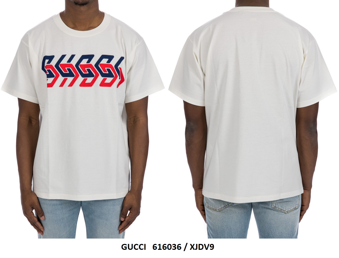 Rainbow Logo T-Shirt, White — 616036 XJDV9