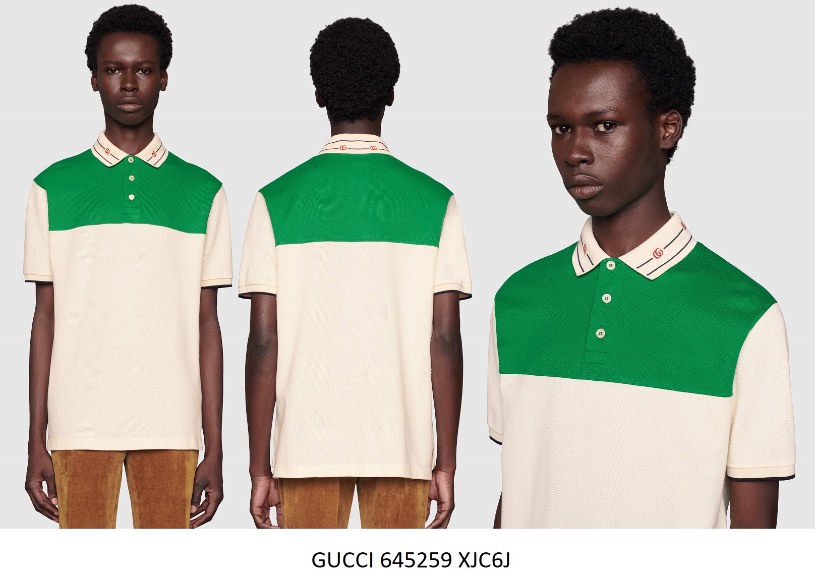 Colour Block Polo — 645259 XJC6J