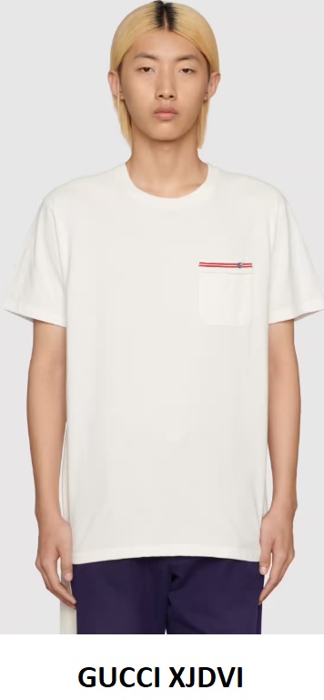 Logo Pocket T-Shirt, Cream — XJDVI