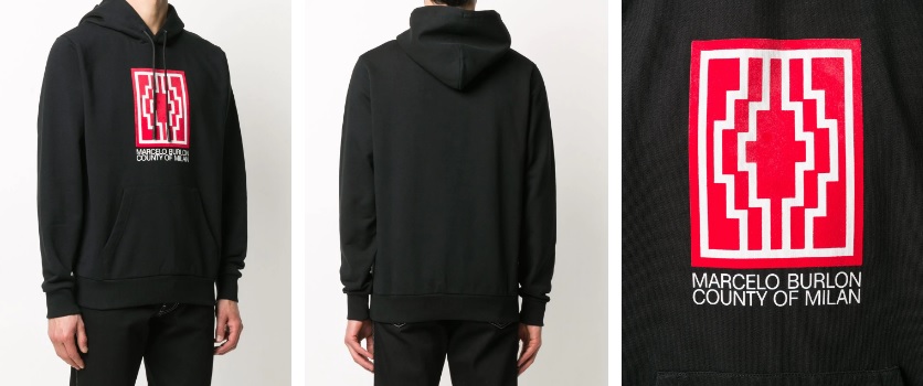 Logo Hoodie, Black