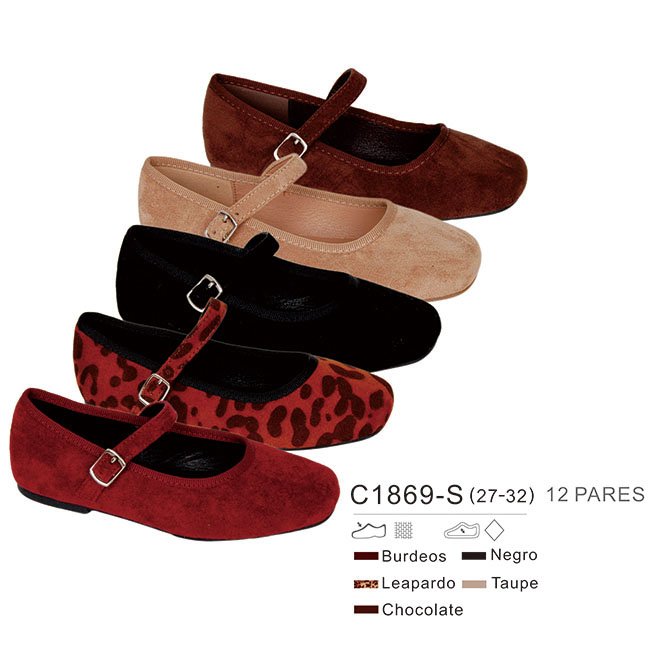 Pili Pérez Children's ballet flat C1869-S
