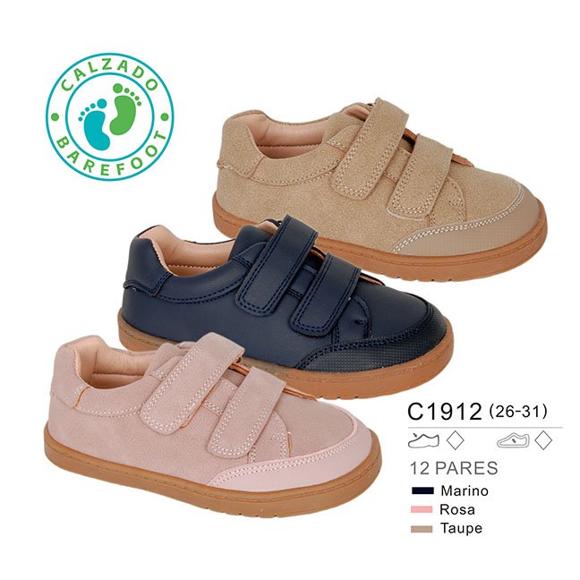 Pili Pérez Children's barefoot-style sneaker by Bubble C1912
