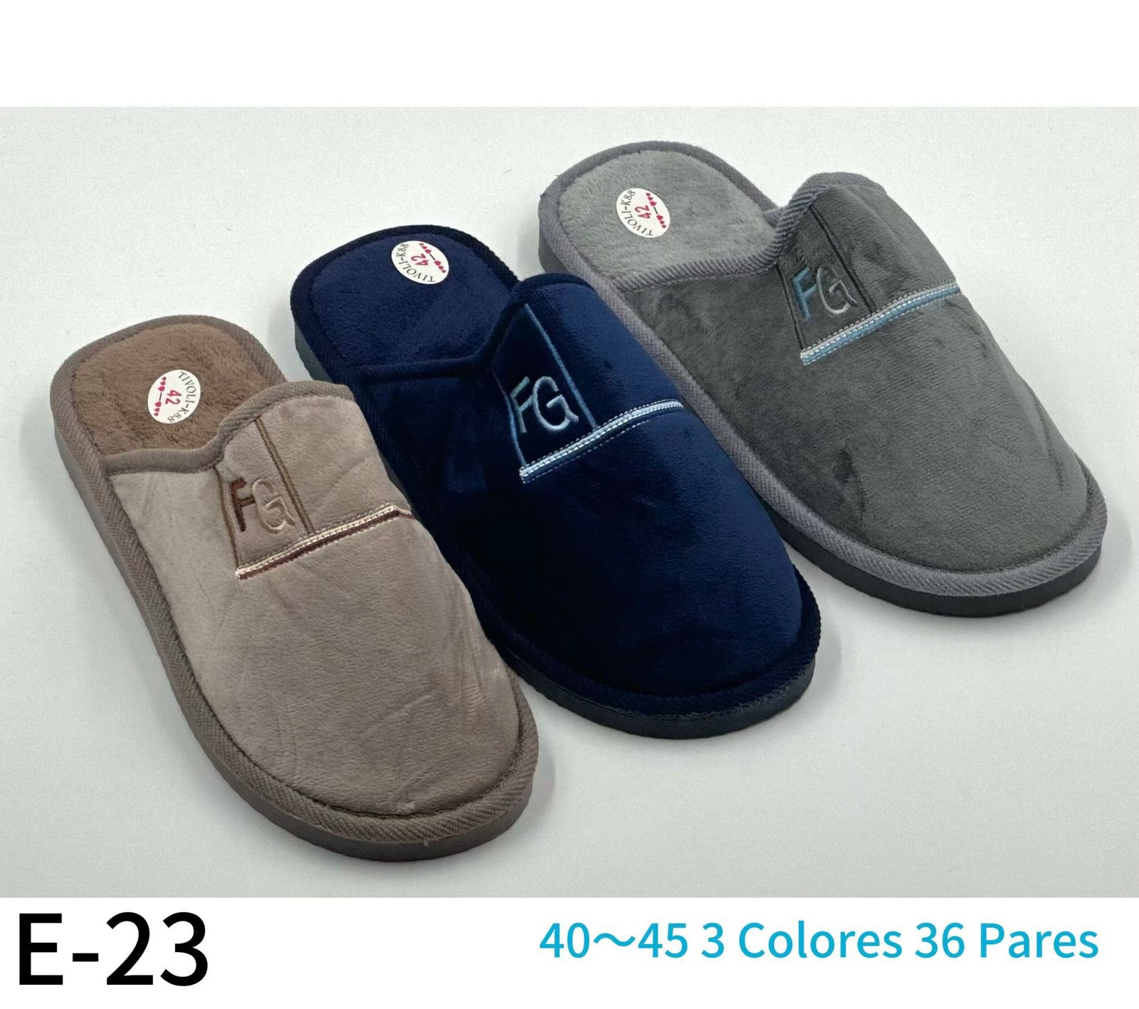 Pili Pérez Men's house slipper E-23