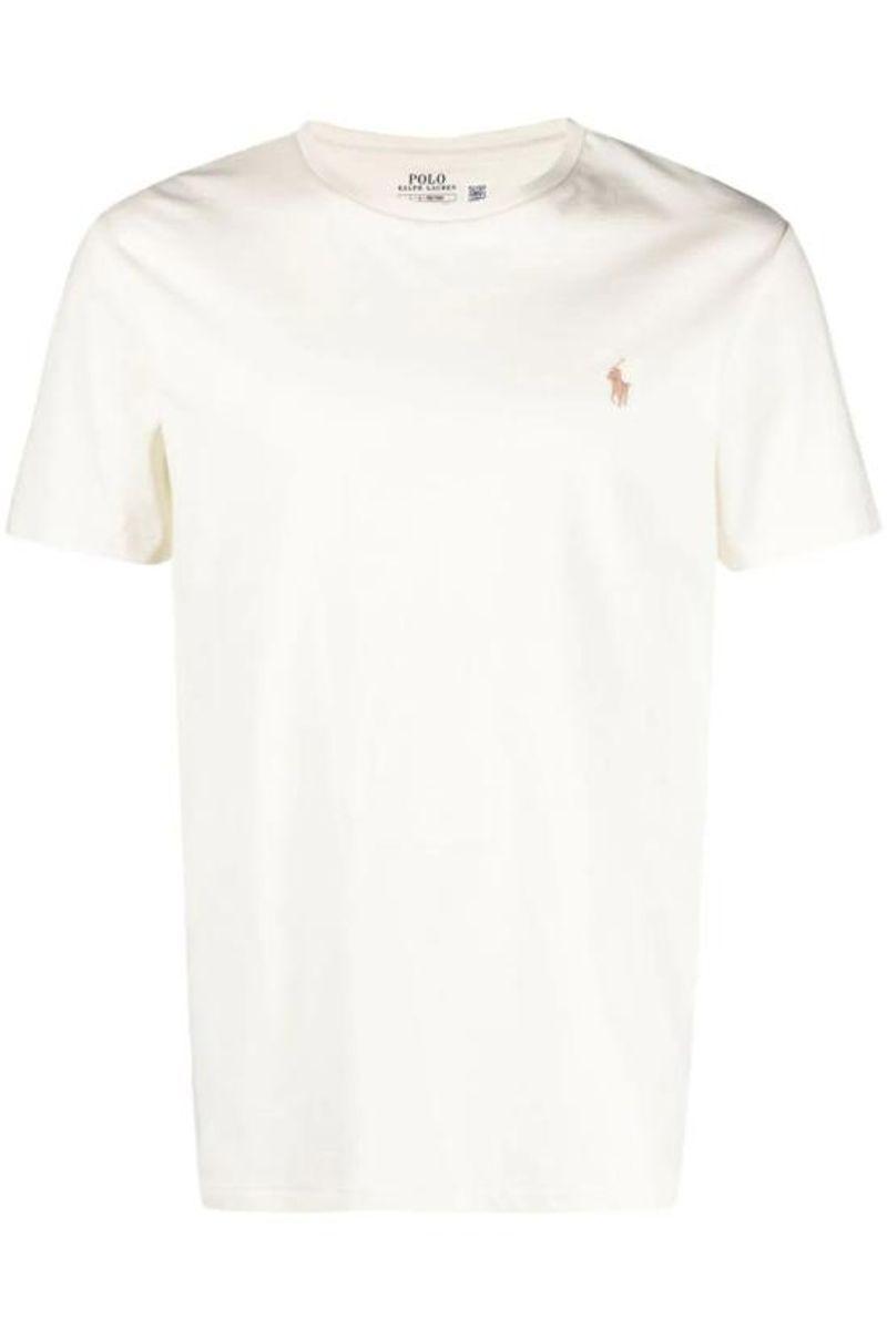 Custom Slim Fit T-Shirt — Cream/Brown Pony