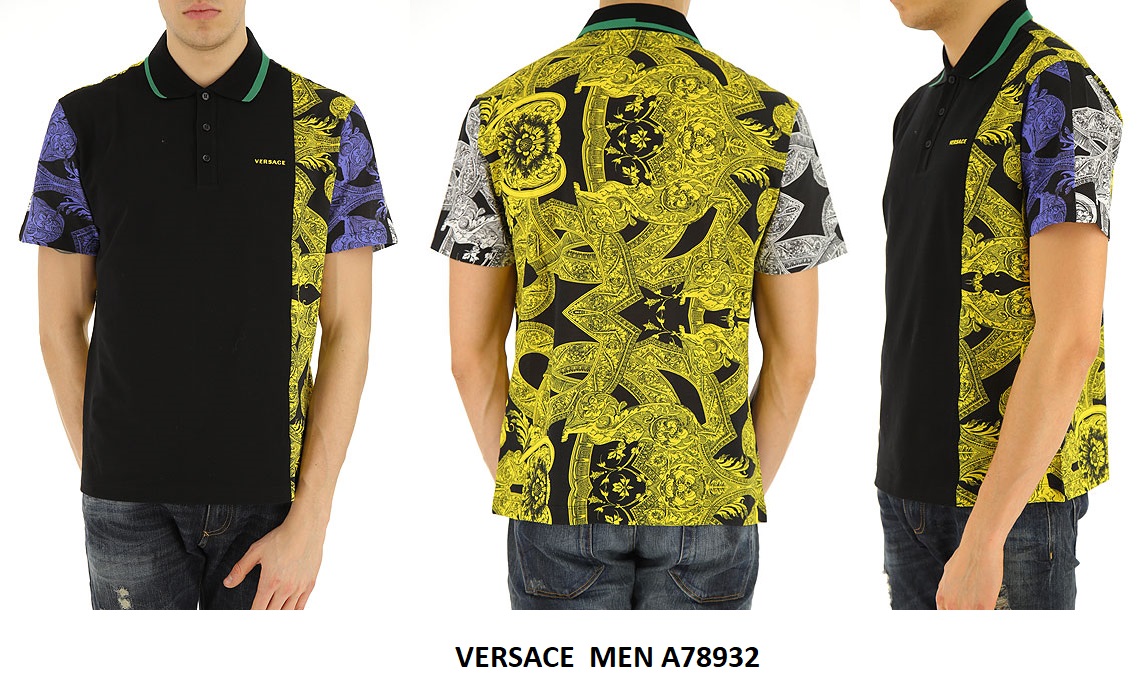 Baroque Sleeve Polo — A78932