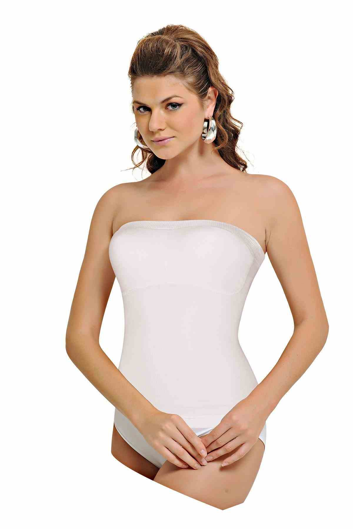 Bandeau top, strapless — 2404