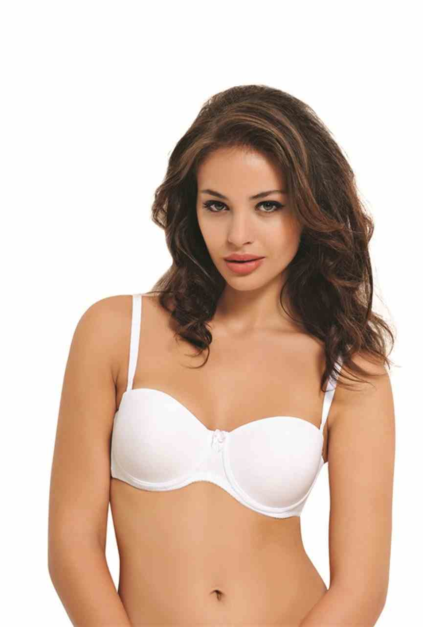NBB Sujetador sin tirantes, microfibra, con relleno — 3520
